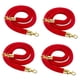 thumbnail image 1 of 4 Barreras De Seguridad De Control De Multitudes De Cuerda De Terciopelo Para Postes De Cola VIP, Color Rojo, 1 of 3