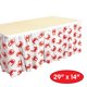 thumbnail image 2 of Faldón para mesa Beistle con cangrejos, plástico blanco, 29 x 4.3' con cangrejo rojo, 2 of 5