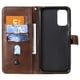 thumbnail image 3 of Funda con Cremallera para Xiaomi POCO M3, Carcasa Cartera de Cuero PU con Soporte y Tarjetero, 3 of 6