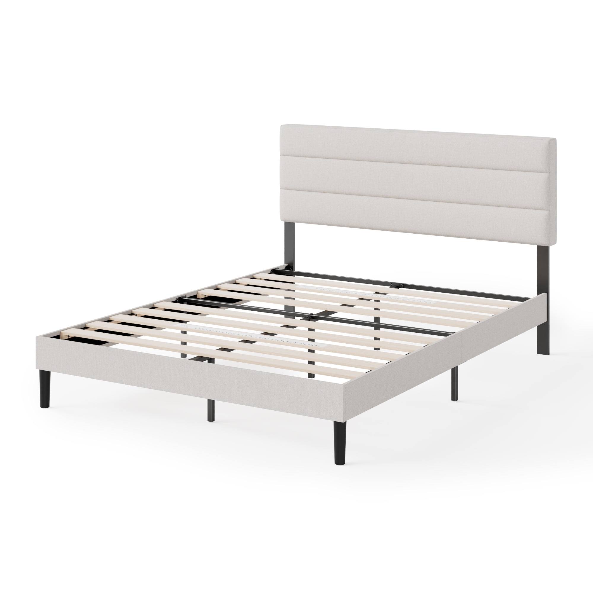 Base De Cama Premium Zinus 2 Plazas Long 150x200x30cm Piper Con Respaldo