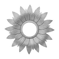 Magideal - Espejo Redondo Para Colgar En La Pared, Espejos De Maquillaje Decorativos Para , Oficina En Casa , Argén