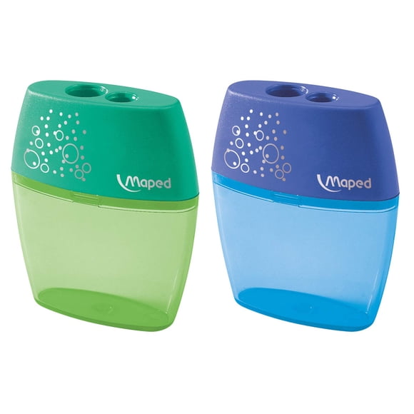 Sacapuntas Maped Shaker de 2 Orificios, Colores Surtidos