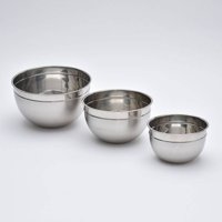 Genérico - Pack 3 Bowls Acero Inoxidable Repostería Cocina Ensaladas