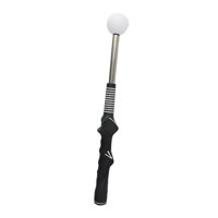 Magideal - Entrenador Telescópico De Swing De Golf, Equipo Telescópico De Calentamiento, Práctica Interior Y Exterior, Ayuda De Entrenamiento De Golf Para Adulto Negro Blanco
