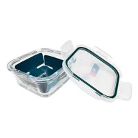 Allegra - Pack X 4 Contenedor Vidrio Hermético Cuadrado 3,80 Litros –