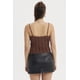 thumbnail image 3 of Polera Peto Mujer Texturizada Café, 3 of 4