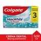 thumbnail image 1 of Gel Dental anticaries con flúor Pasta Dental Colgate max white, 75 ml 3 Un, 1 of 6
