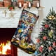 thumbnail image 1 of Undertale Tema: Calcetines de Navidad, fino lino blanco para colgar en escaleras y chimenea, decoración navideña para el hogar, regalo de Navidad.54cm×38cm, 1 of 5