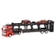 thumbnail image 2 of Juguete para camiones de transporte para vehículos de transporte de fricción para ni?os ni?as rojas, 2 of 5