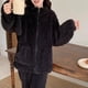 thumbnail image 5 of Pijama Conjunto Polar Invierno Suave Ropa Dormir Mujer, 5 of 6
