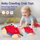 thumbnail image 2 of Juguete Musical Hahaland Cangrejo de Peluche 6-12 Meses Recargable USB, 2 of 3