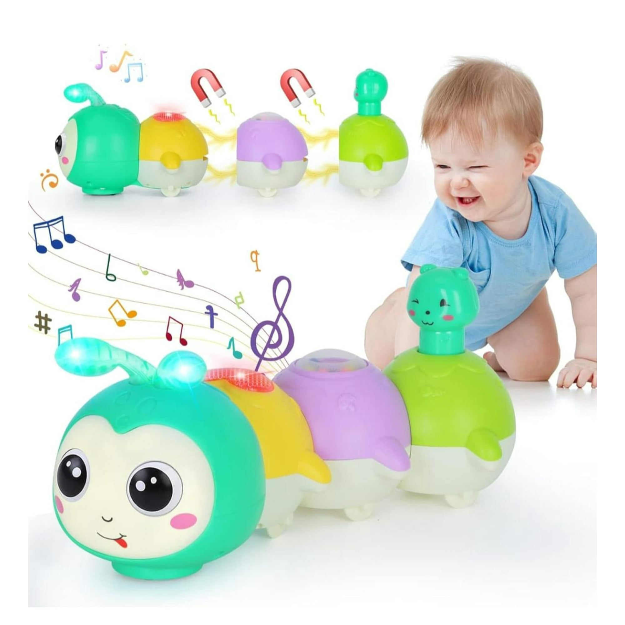 Genérico - Juguete Magnetico Musical Para Niños Verde Claro