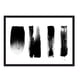 thumbnail image 1 of Cuadro Pinceladas Negras con Marco Negro 50x40 CM, 1 of 1
