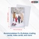 thumbnail image 3 of Cargadores BCW para tarjetas y fotos, 4 x 6 unidades, 25 unidades, PVC rígido, transparente, 3 of 5
