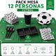 thumbnail image 1 of pack cotillon mesa 12 personas futbol, 1 of 1