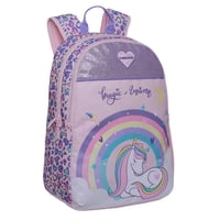 Mochila Infantil Sunny Unicornio Corazon Rosado Head