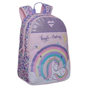 Mochila Infantil Sunny Unicornio Corazon Rosado Head