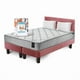 thumbnail image 2 of Cama Europea 2 Plazas Combo Cannon +2 Almohadas+Sabanas+Respaldo Tela Rosa, 2 of 9