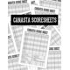 thumbnail image 1 of Hojas de puntuación Canasta Card Game, bloc de puntuación, 100 páginas, 1 of 1
