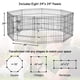 thumbnail image 3 of Playpen Artmalle Puppy Pet, 8 paneles, 60 cm, metal para interiores y exteriores, 3 of 7