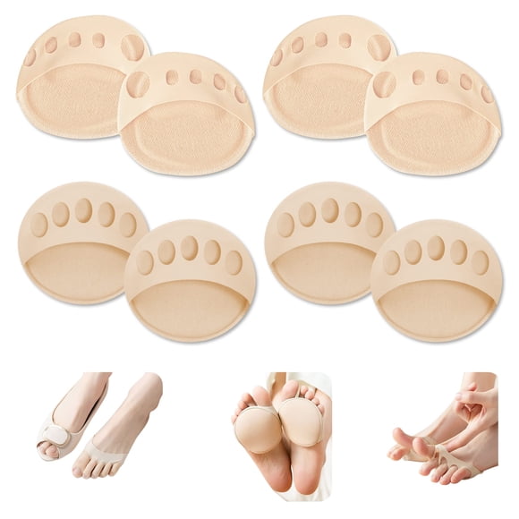 Almohadillas para la parte delantera del pie JEVRKAPZ, acolchado suave tipo panal – Pack de 8