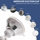 thumbnail image 3 of Espejo de ducha MIRRORVANA, antivaho, irrompible, 6,7 cm, antivaho, 3 of 8