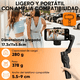 thumbnail image 2 of 3-Axis Gimbal Stabiliser for Smartphone with RGB Magnetic #1, 2 of 3