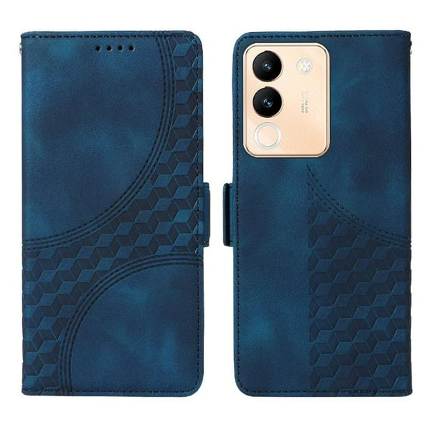 Carcasa FOXDOCK Vivo Y200 5G de cuero PU, diseño acolchado clásico, protección contra caídas y rayones