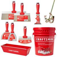 Kit De Herramientas Manuales Para Paneles De Yeso Craftsman Con Balde | Joint Knives