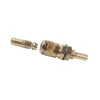 Ioensy - Antorcha De Soldadura De Latón Conector Rápido Montaje Conexión Rápida De Agua O Gas Amarillo 8 Mm