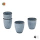 thumbnail image 4 of Set 4 Vasos Cerámica 270 ml Amalfi Simplit, 4 of 7