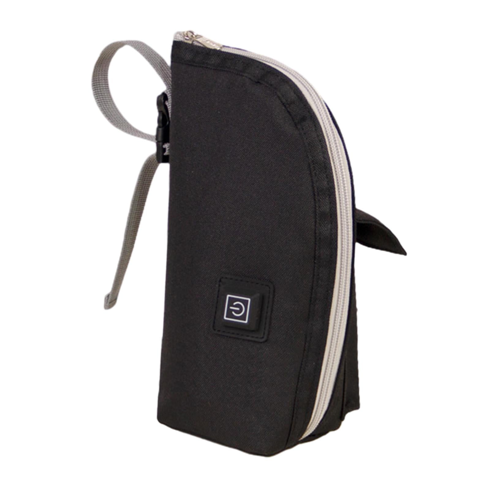Bothyi - Bolsa Calentadora De Biberones, Recipiente Compacto Para Leche De Bebé Para Ir De Compras, Coche De Enfermería, Negro