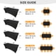 thumbnail image 5 of Mantel ajustable negro Separo Spandex, paquete de 4 unidades, 6 pies, 5 of 9