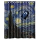 thumbnail image 1 of Cortina de ducha de Doctor Who, juego de cortina de baño con ganchos, tamaño 60 x 72 pulgadas, 1 of 3