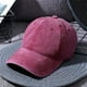 thumbnail image 1 of Men's Washed Pure Color Cap Baseball Cap, 1 of 4