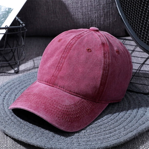 Men's Washed Pure Color Cap Baseball Cap