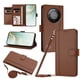 thumbnail image 1 of Funda Cartera de Cuero Sintético para Honor X9D/Magic 8 Lite, Marrón, 1 of 6