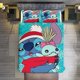 thumbnail image 1 of Feliz Navidad Stitch 3 Pieces Duvet Cover Set Full Size Super Soft Fade Resistant Microfiber, 1 of 4