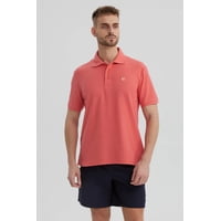 Fashionspark - Polera Hombre Piqué Básica Lisa Sandía