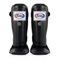 Espinilleras Fairtex Sp3 Muay Thai Para Hombre, Mujer Y Niño, Color Negro