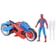 thumbnail image 1 of Figura de Acción Spider-Man Set de Juego con Motocicleta Épica del Mundo, 1 of 3