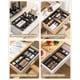 thumbnail image 4 of Set organizador de cajones KEMETHY, 25 unidades, plástico, para maquillaje, color negro, 4 of 7