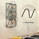 thumbnail image 4 of Organizador de tapas de ollas (paquete de 2), soporte de 6 niveles para tapas de ollas y sartenes, ideal para armarios, paredes o puertas de cocina, montaje adhesivo sin taladros, ahorra espacio., 4 of 7