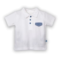 Polera Bebe Niño Blanco Pillin