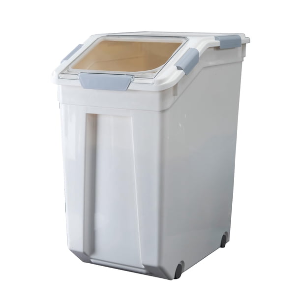 Recipiente de almacenamiento de alimentos HANAMYA de 33 litros con vaso medidor sin BPA
