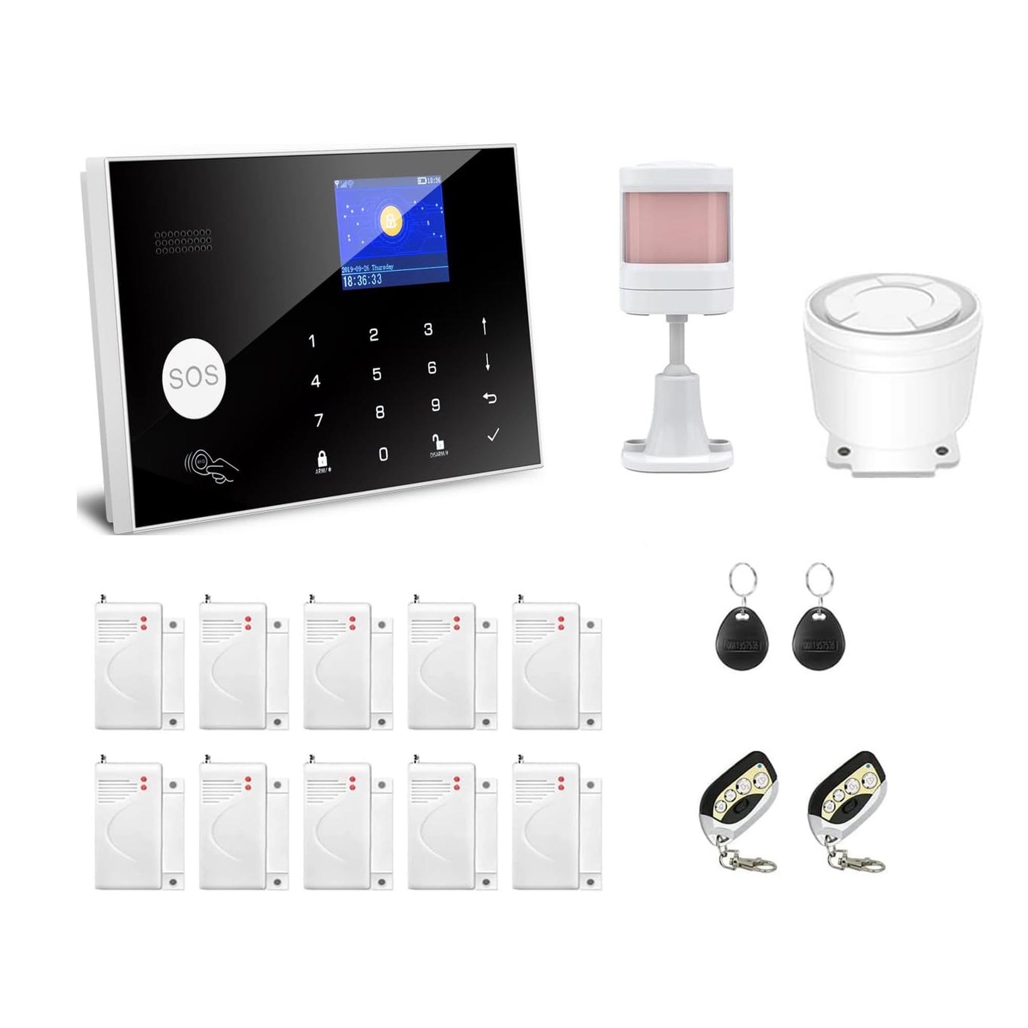 Sistema De Alarma De Seguridad Antirrobo Para El Hogar Soujamao Wifi/3g/4g Gsm
