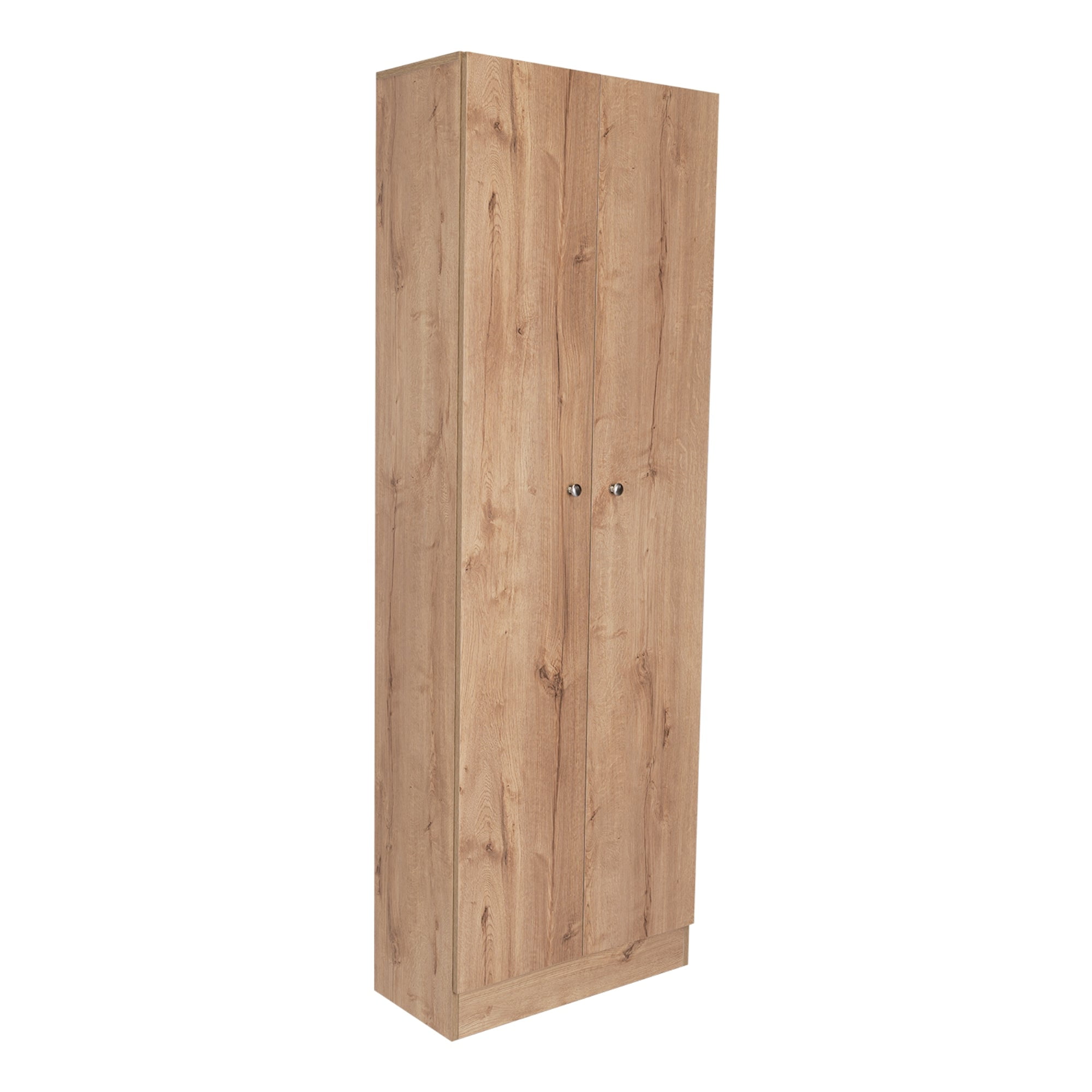 Fmfurniture - Closet 2 Puertas 5 Repisas Fm-010c Café Claro