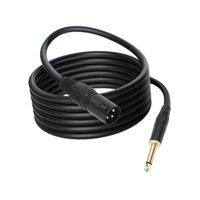 Bothyi - Ts 1/4 6.35 Cable De Micrófono De Audio Masculino A Xlr Para Tarjetas De Sonido Ktv 5M