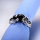 thumbnail image 1 of Inlaid Tound Cut Shiny Zircon Promise Ring Wedding Band Engagement Ring Anniversary Ring, 1 of 3