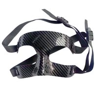 Magideal - Protección Facial Para La Nariz, Máscara De Baloncesto, Máscara De Softbol, Protección Facial, Protección Facial, Máscara Deportiva Para Ejercicios , Media Cara Media Cara 2 Hebillas